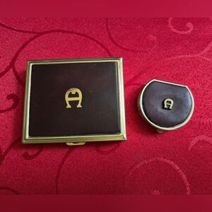 Vintage Etienne Aigner Pill Cases Set/2